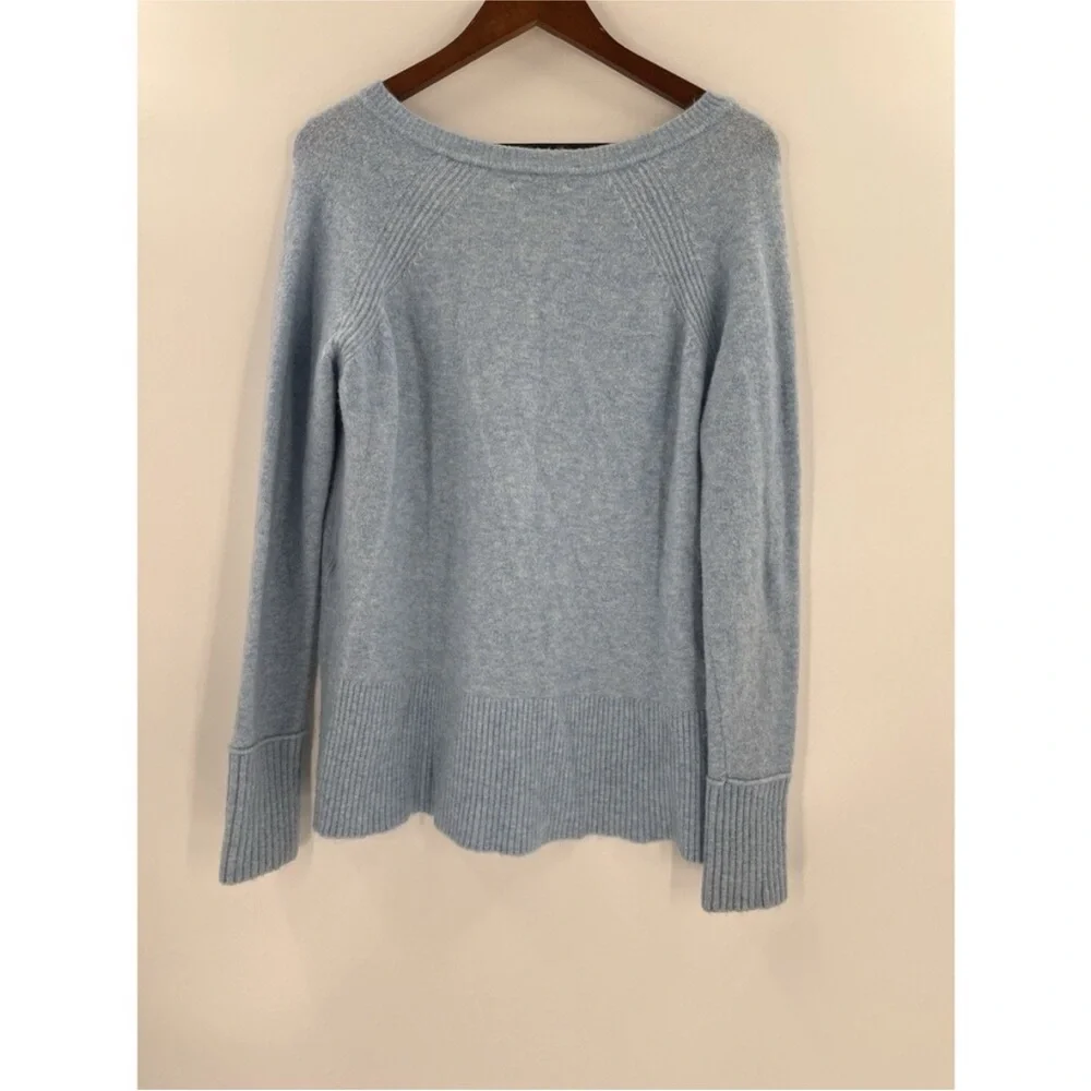 J. Crew Soft Blue Crew Neck Sweater